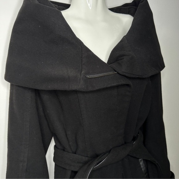 Jacqueline Riu | Belted Black Wrap Jacket Sz 46 - Picture 6 of 12